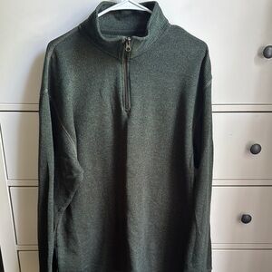 RedHead Olive Zip-Up Sweater